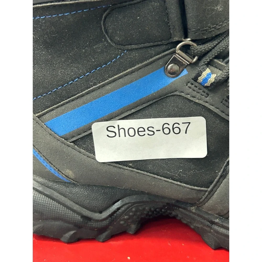 Airwalk Geometric Snow Boots 7 Black Insulated Rugged Gorpcore Winter Utility